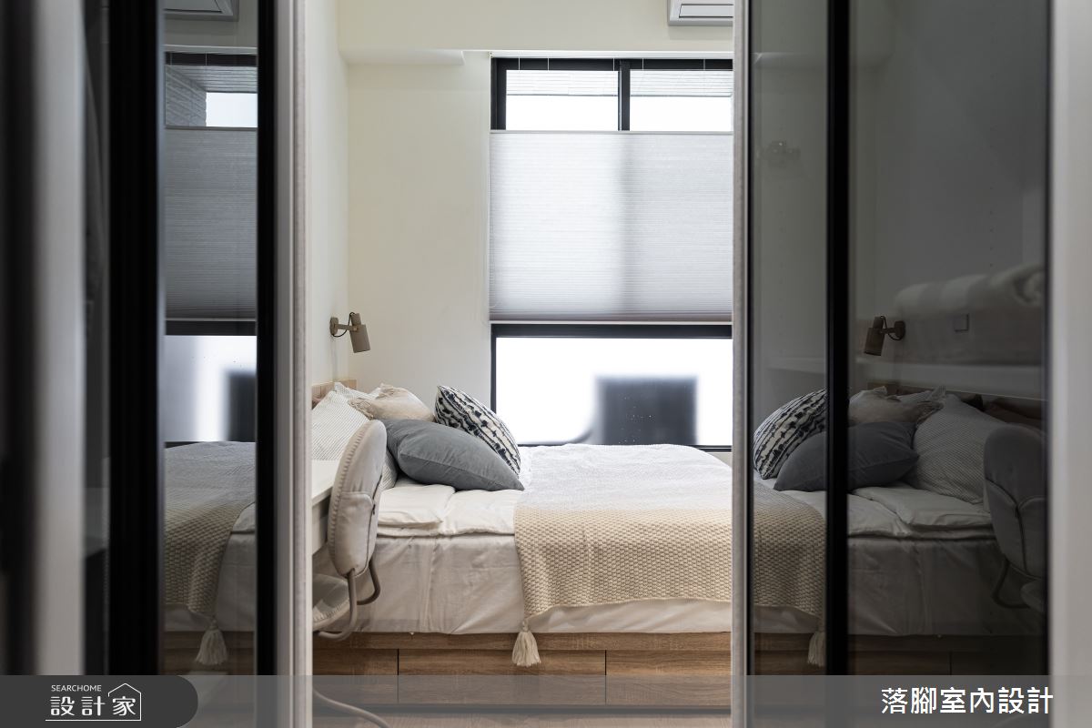 22坪新成屋(5年以下)＿現代風臥室案例圖片＿落腳室內設計＿落腳_青空溫室之13