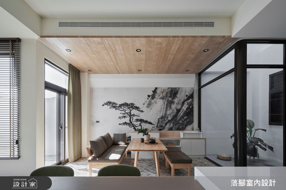 100坪＿現代風餐廳中島案例圖片＿落腳室內設計＿落腳_迴遊引光之11