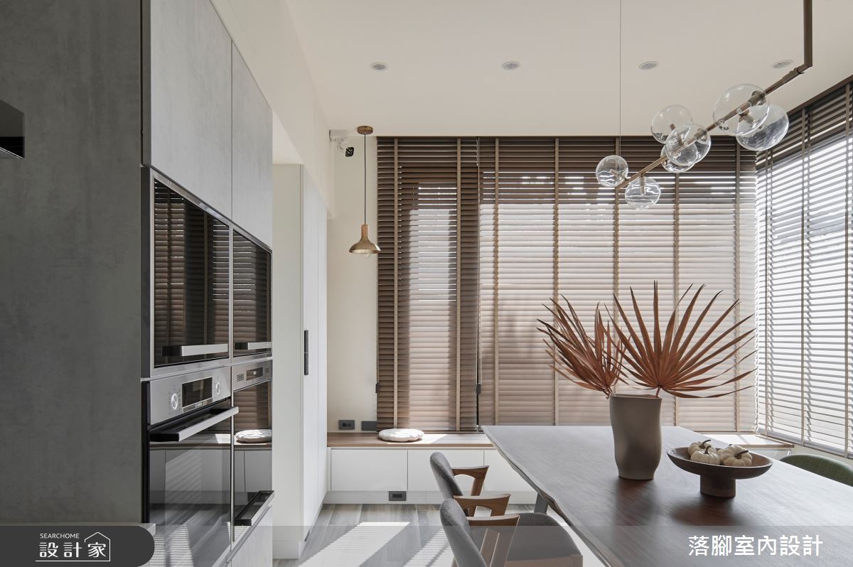 100坪＿現代風餐廳臥榻案例圖片＿落腳室內設計＿落腳_迴遊引光之9