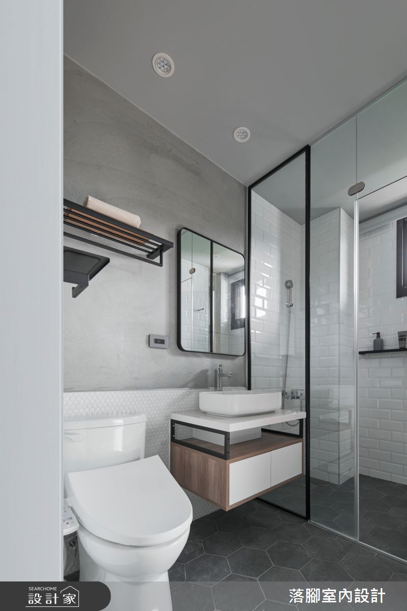 100坪＿現代風浴室案例圖片＿落腳室內設計＿落腳_迴遊引光之22
