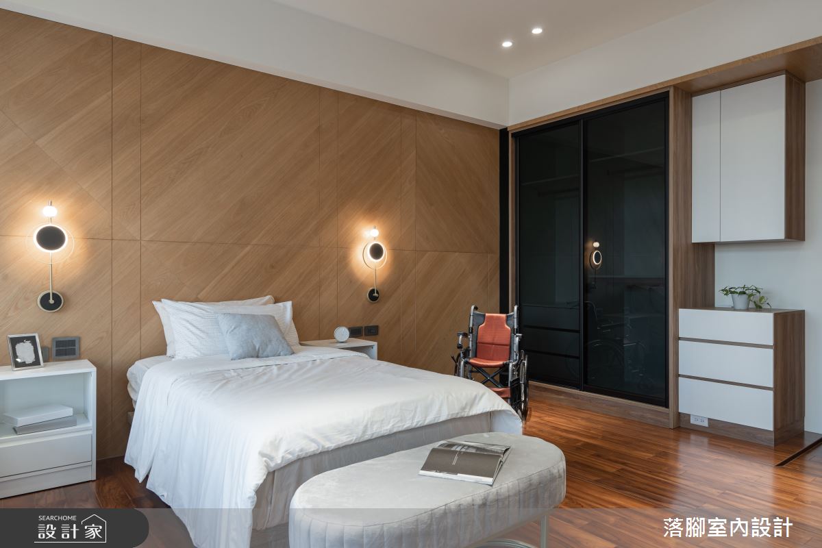 100坪＿現代風臥室案例圖片＿落腳室內設計＿落腳_迴遊引光之27