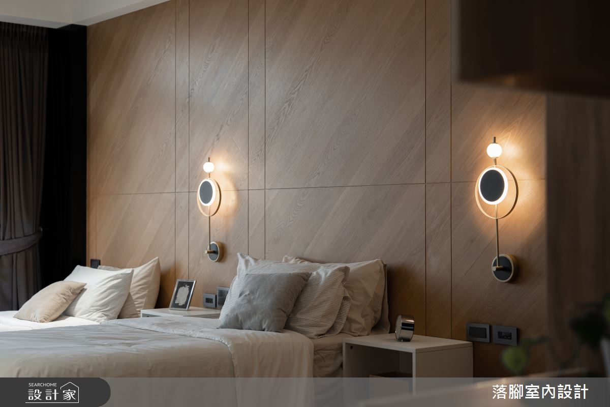 100坪＿現代風臥室案例圖片＿落腳室內設計＿落腳_迴遊引光之25