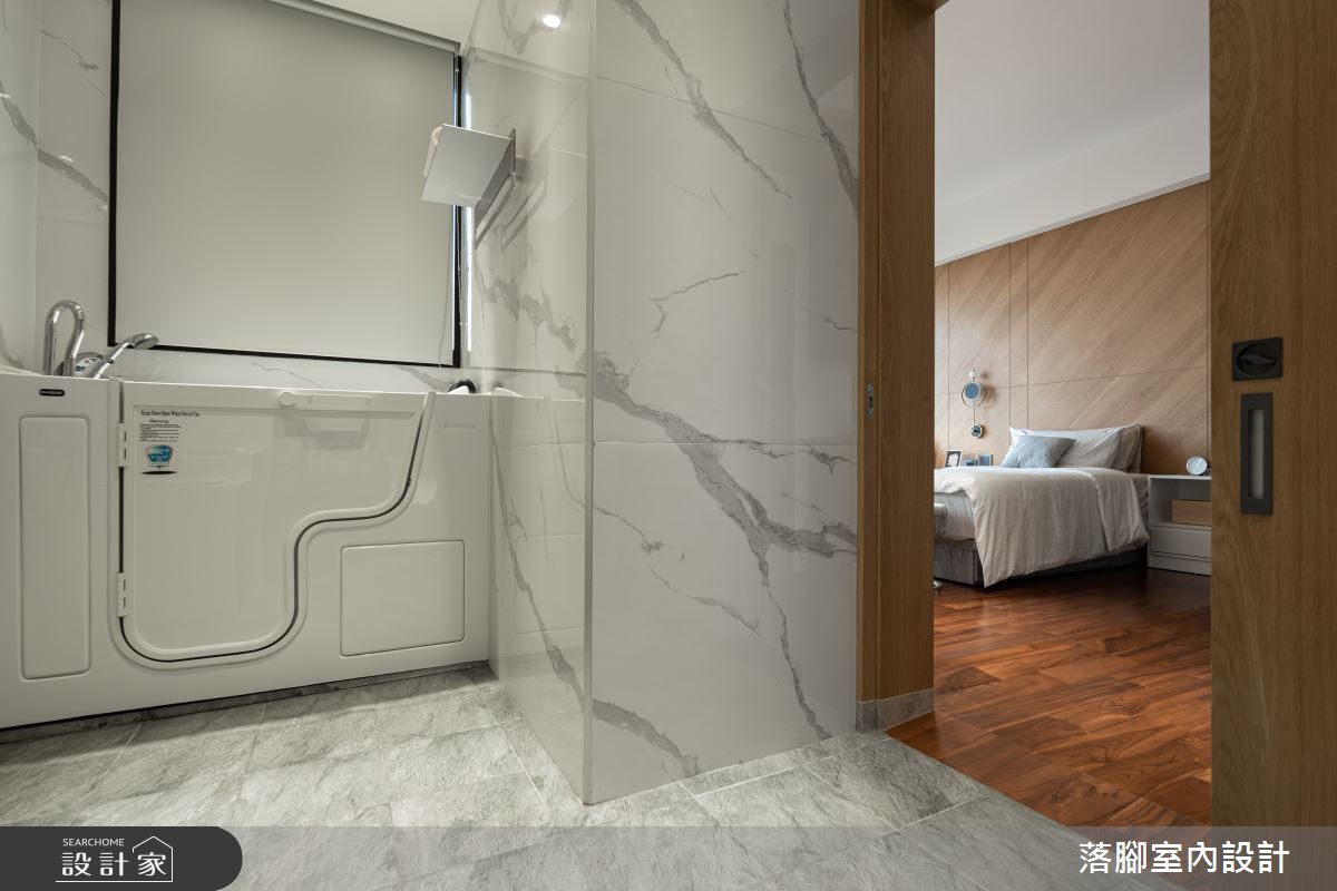 100坪＿現代風臥室浴室案例圖片＿落腳室內設計＿落腳_迴遊引光之29