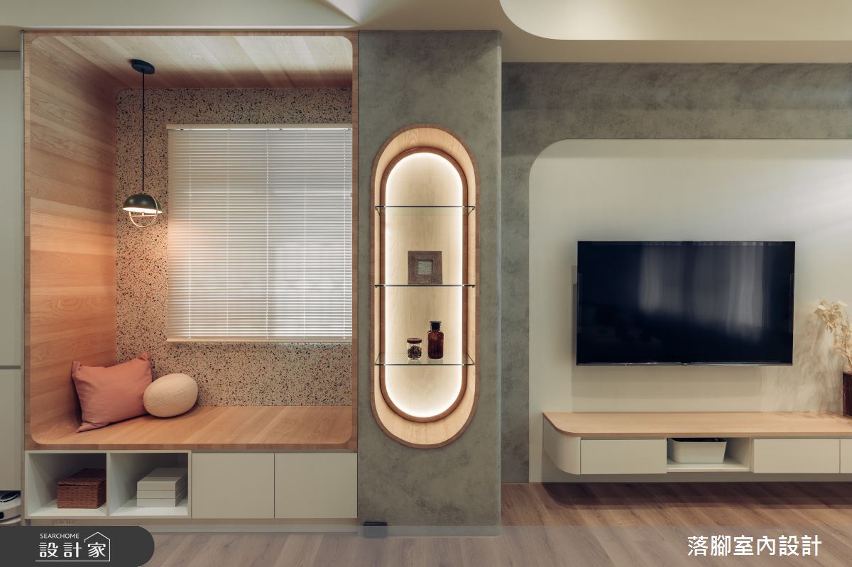 34坪新成屋(5年以下)＿現代風客廳臥榻案例圖片＿落腳室內設計＿落腳_日安美好之2