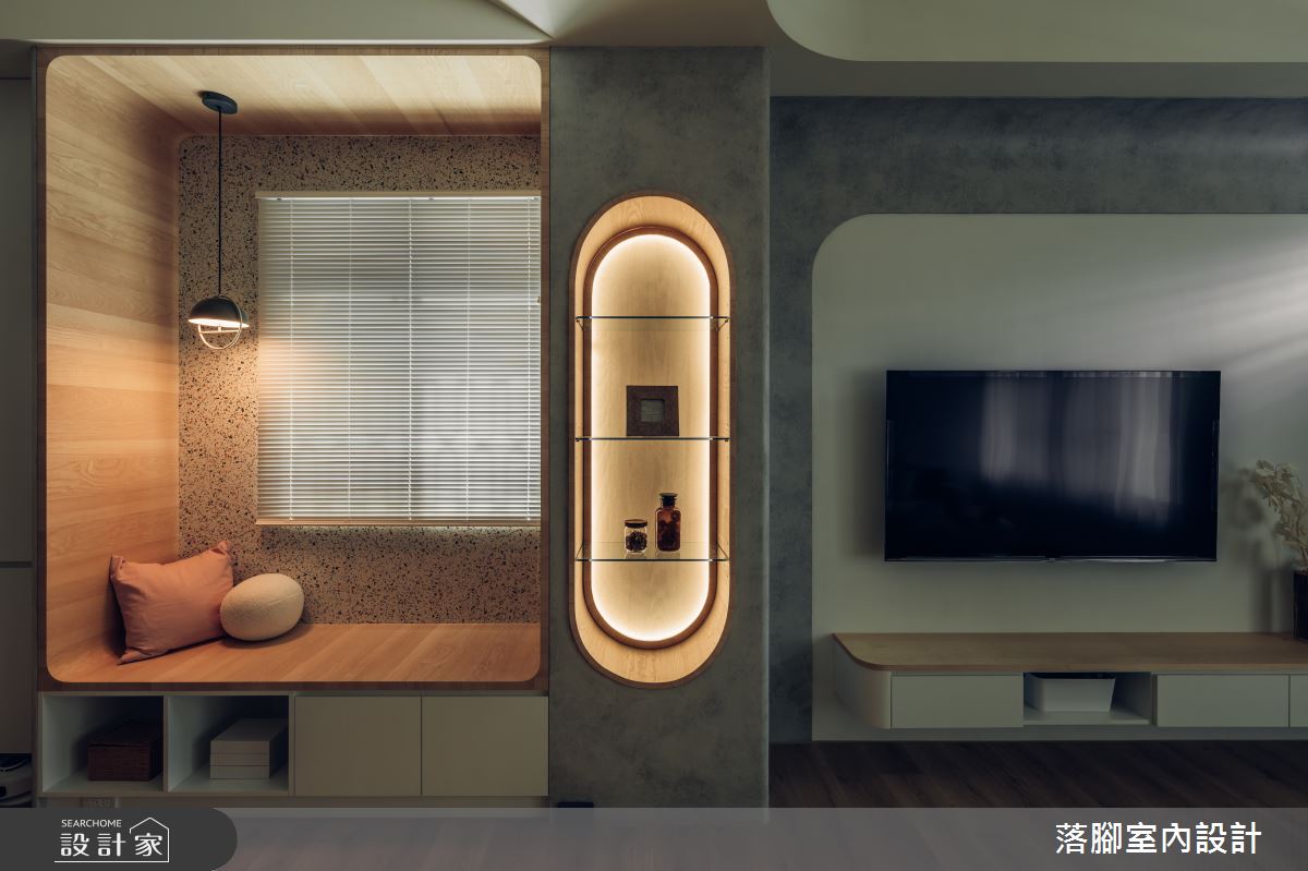 34坪新成屋(5年以下)＿現代風客廳臥榻案例圖片＿落腳室內設計＿落腳_日安美好之6