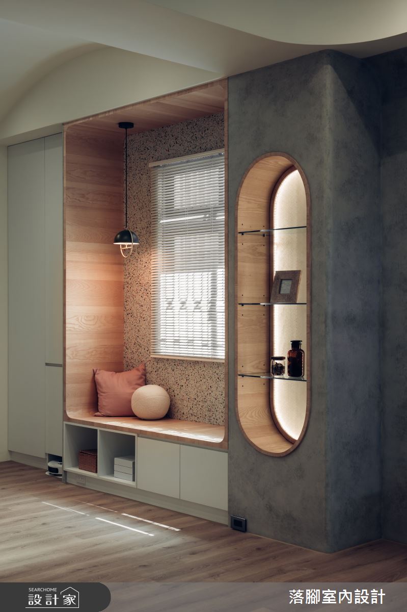 34坪新成屋(5年以下)＿現代風客廳臥榻案例圖片＿落腳室內設計＿落腳_日安美好之9