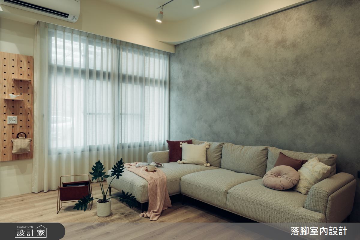 34坪新成屋(5年以下)＿現代風客廳案例圖片＿落腳室內設計＿落腳_日安美好之15