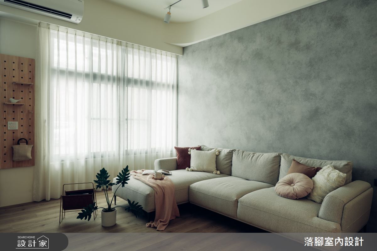 34坪新成屋(5年以下)＿現代風客廳案例圖片＿落腳室內設計＿落腳_日安美好之16