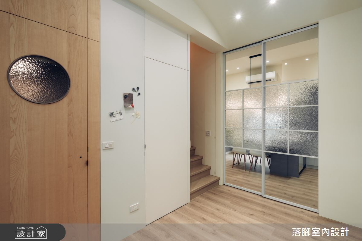 34坪新成屋(5年以下)＿現代風樓梯案例圖片＿落腳室內設計＿落腳_日安美好之25