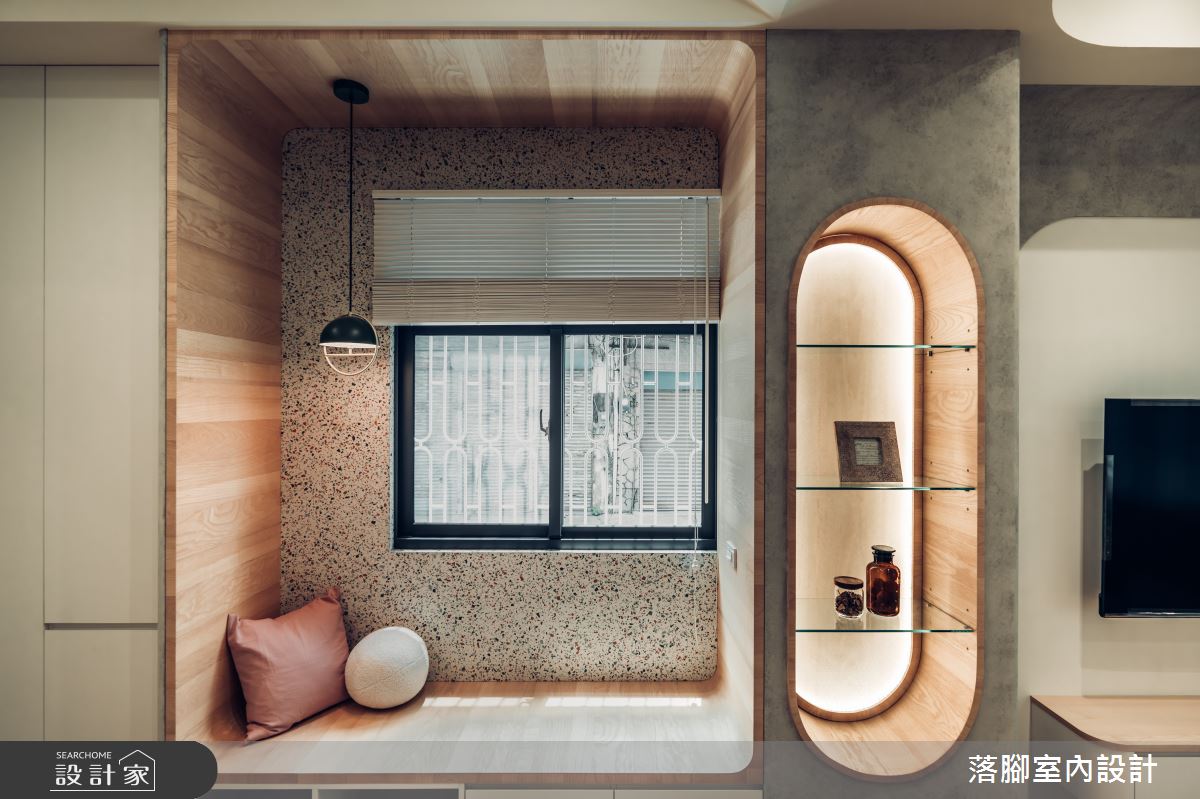 34坪新成屋(5年以下)＿現代風客廳臥榻案例圖片＿落腳室內設計＿落腳_日安美好之39