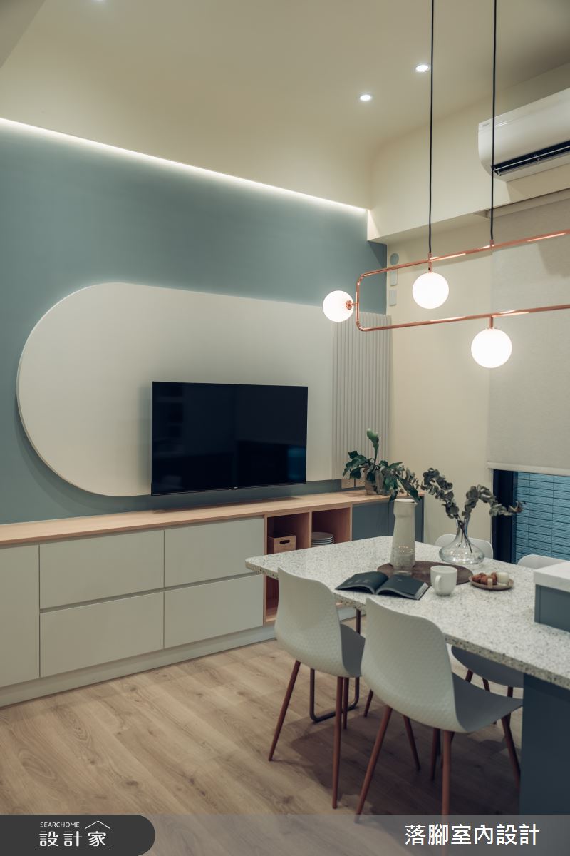 34坪新成屋(5年以下)＿現代風餐廳案例圖片＿落腳室內設計＿落腳_日安美好之37