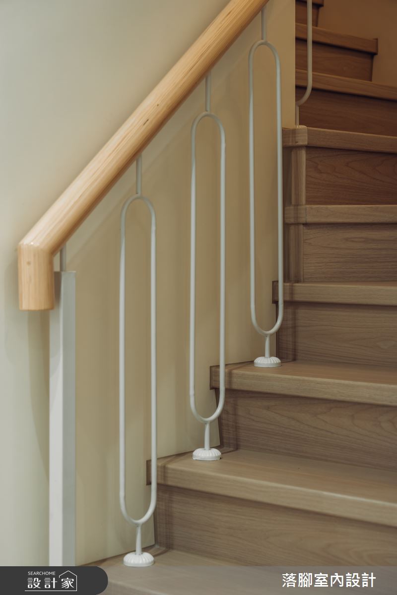 34坪新成屋(5年以下)＿現代風樓梯案例圖片＿落腳室內設計＿落腳_日安美好之44