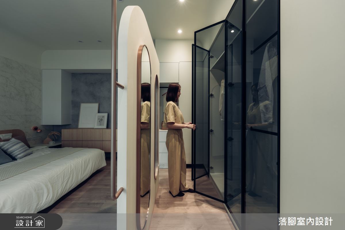 34坪新成屋(5年以下)＿現代風臥室更衣間案例圖片＿落腳室內設計＿落腳_日安美好之64