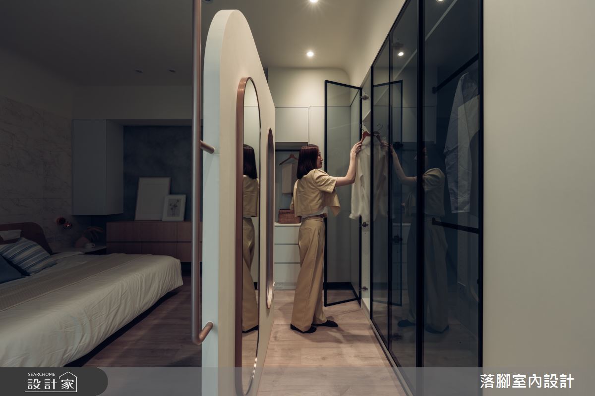 34坪新成屋(5年以下)＿現代風臥室更衣間案例圖片＿落腳室內設計＿落腳_日安美好之65