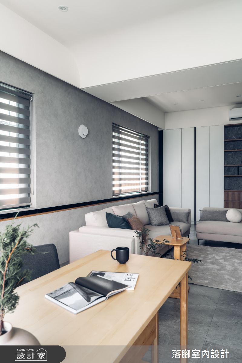 129坪老屋(16~30年)＿現代風客廳案例圖片＿落腳室內設計＿落腳_翱翔之7
