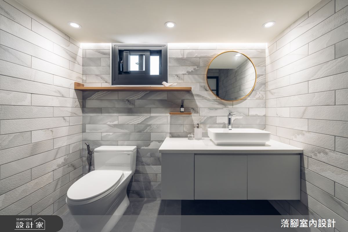 129坪老屋(16~30年)＿現代風浴室案例圖片＿落腳室內設計＿落腳_翱翔之13