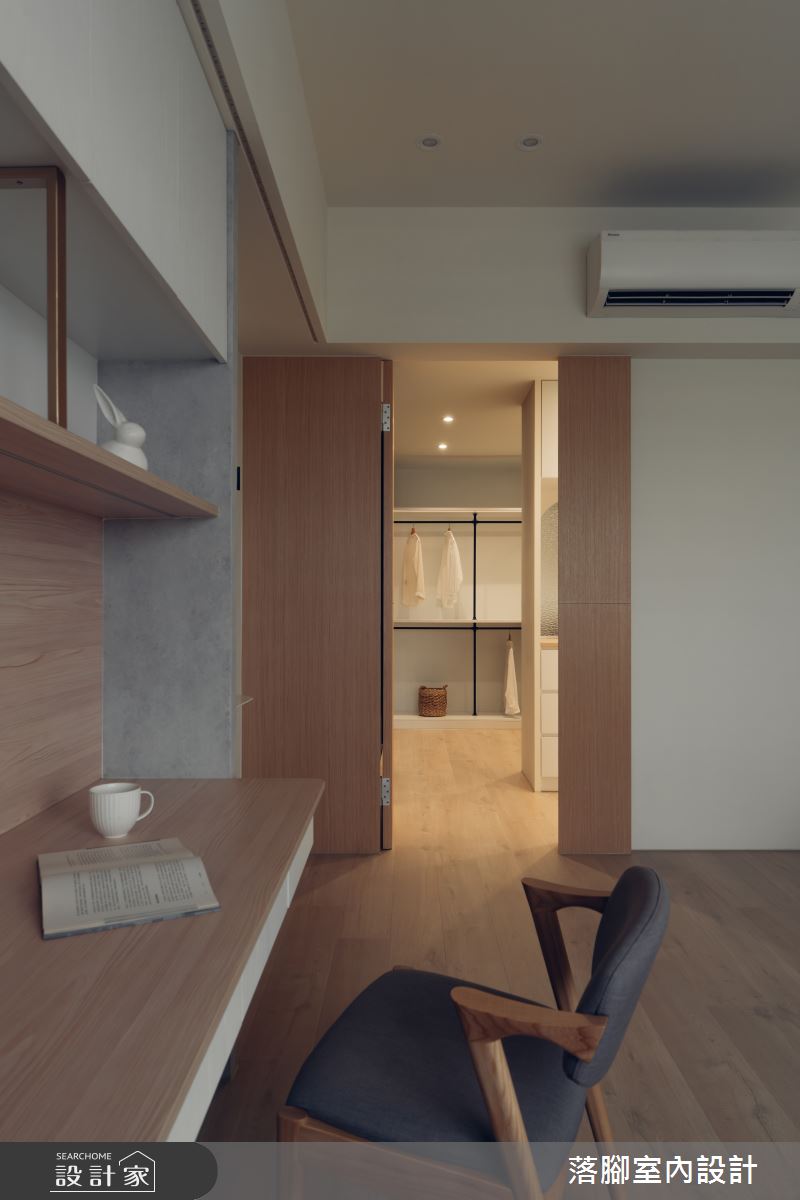 129坪老屋(16~30年)＿現代風臥室更衣間案例圖片＿落腳室內設計＿落腳_翱翔之30