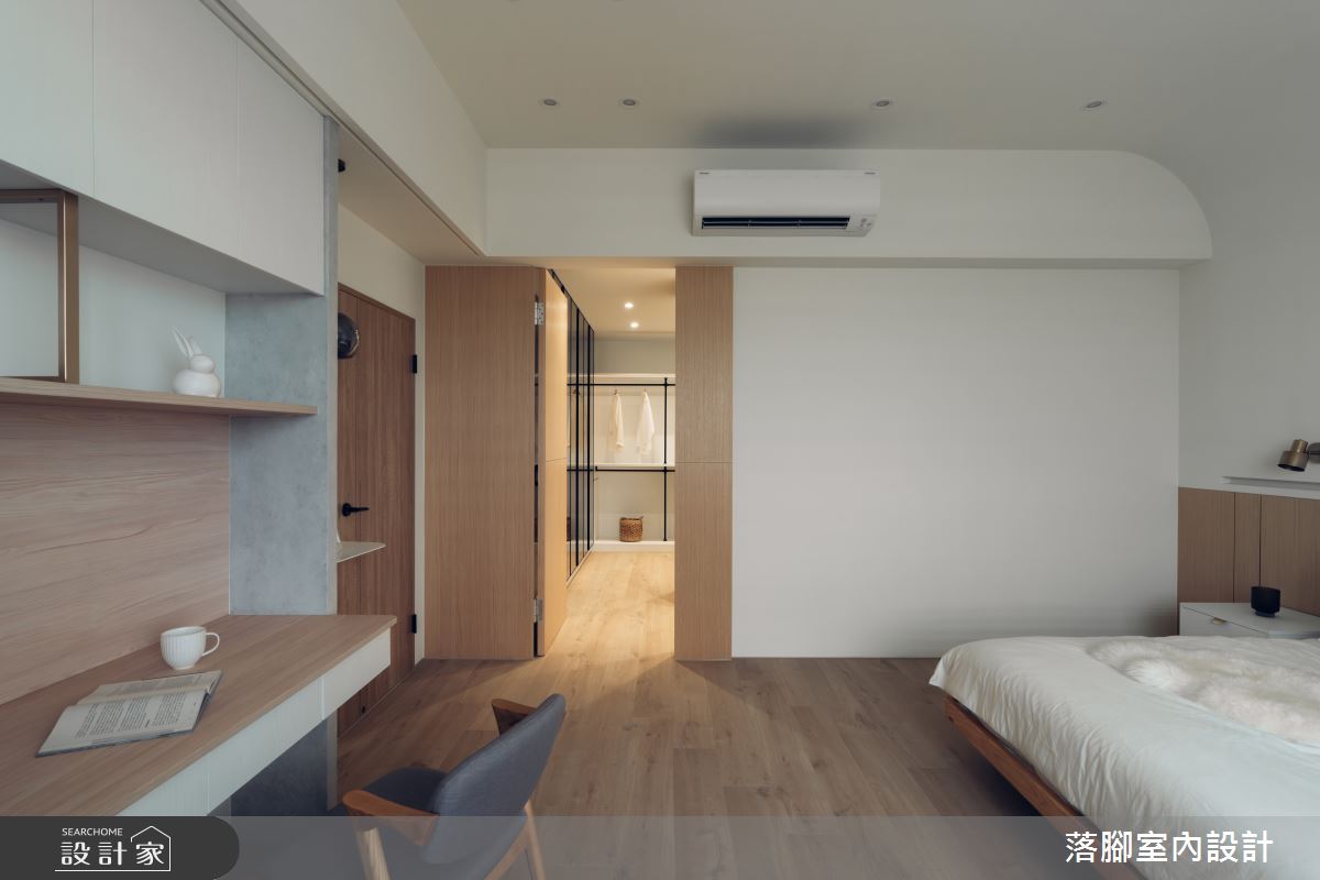 129坪老屋(16~30年)＿現代風臥室更衣間案例圖片＿落腳室內設計＿落腳_翱翔之29