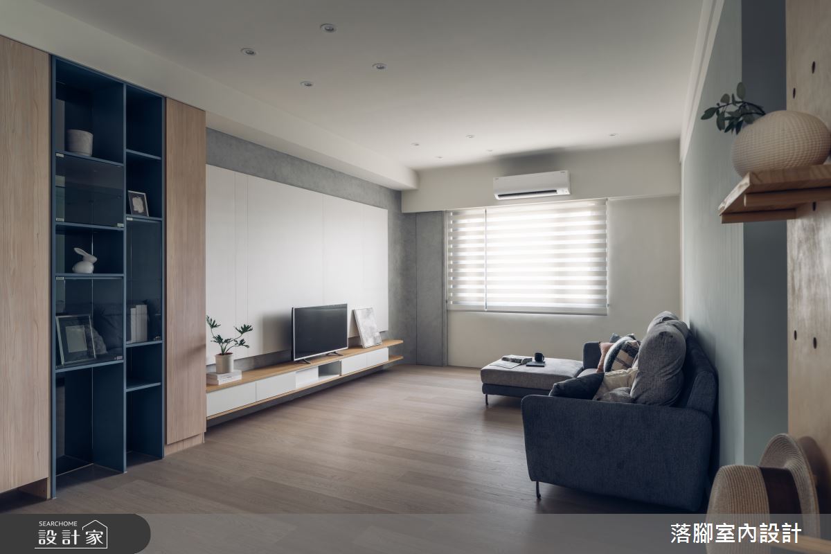 129坪老屋(16~30年)＿現代風客廳案例圖片＿落腳室內設計＿落腳_翱翔之37