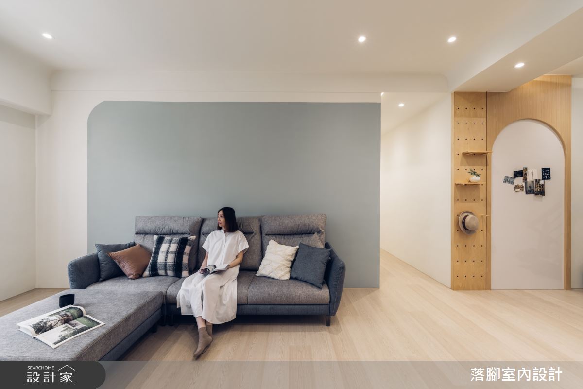 129坪老屋(16~30年)＿現代風客廳案例圖片＿落腳室內設計＿落腳_翱翔之41