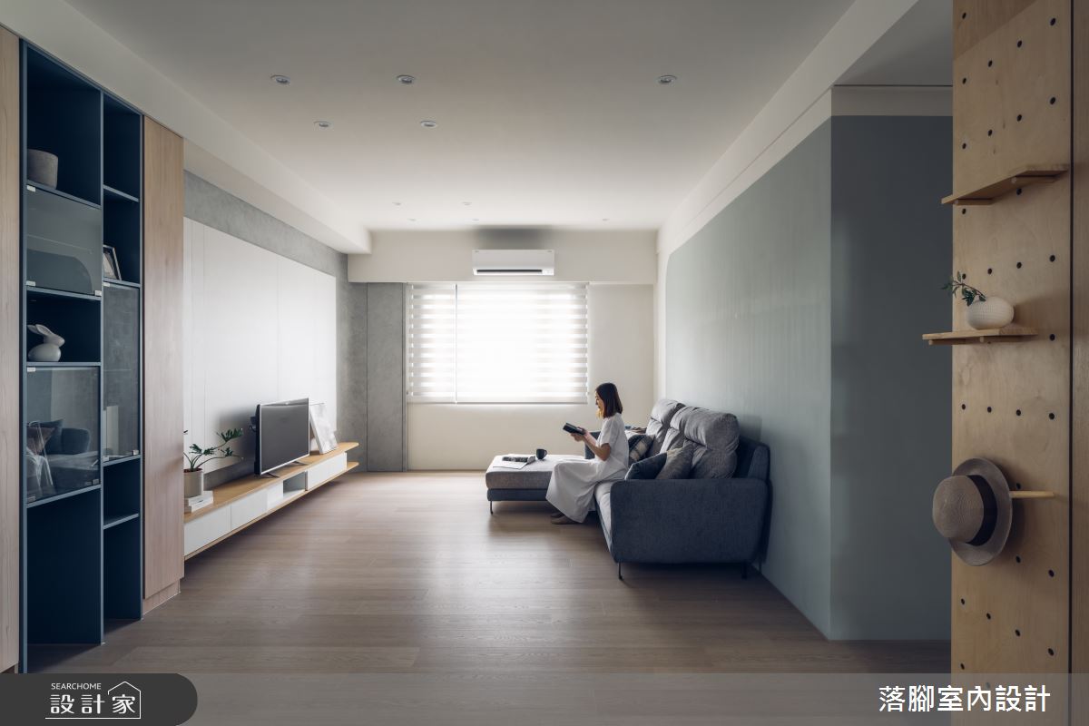 129坪老屋(16~30年)＿現代風客廳案例圖片＿落腳室內設計＿落腳_翱翔之38