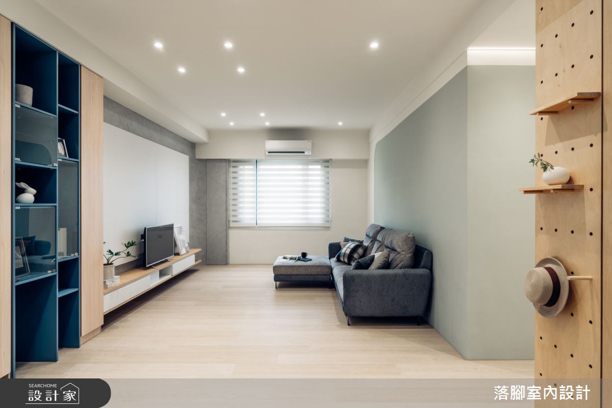 129坪老屋(16~30年)＿現代風客廳案例圖片＿落腳室內設計＿落腳_翱翔之44