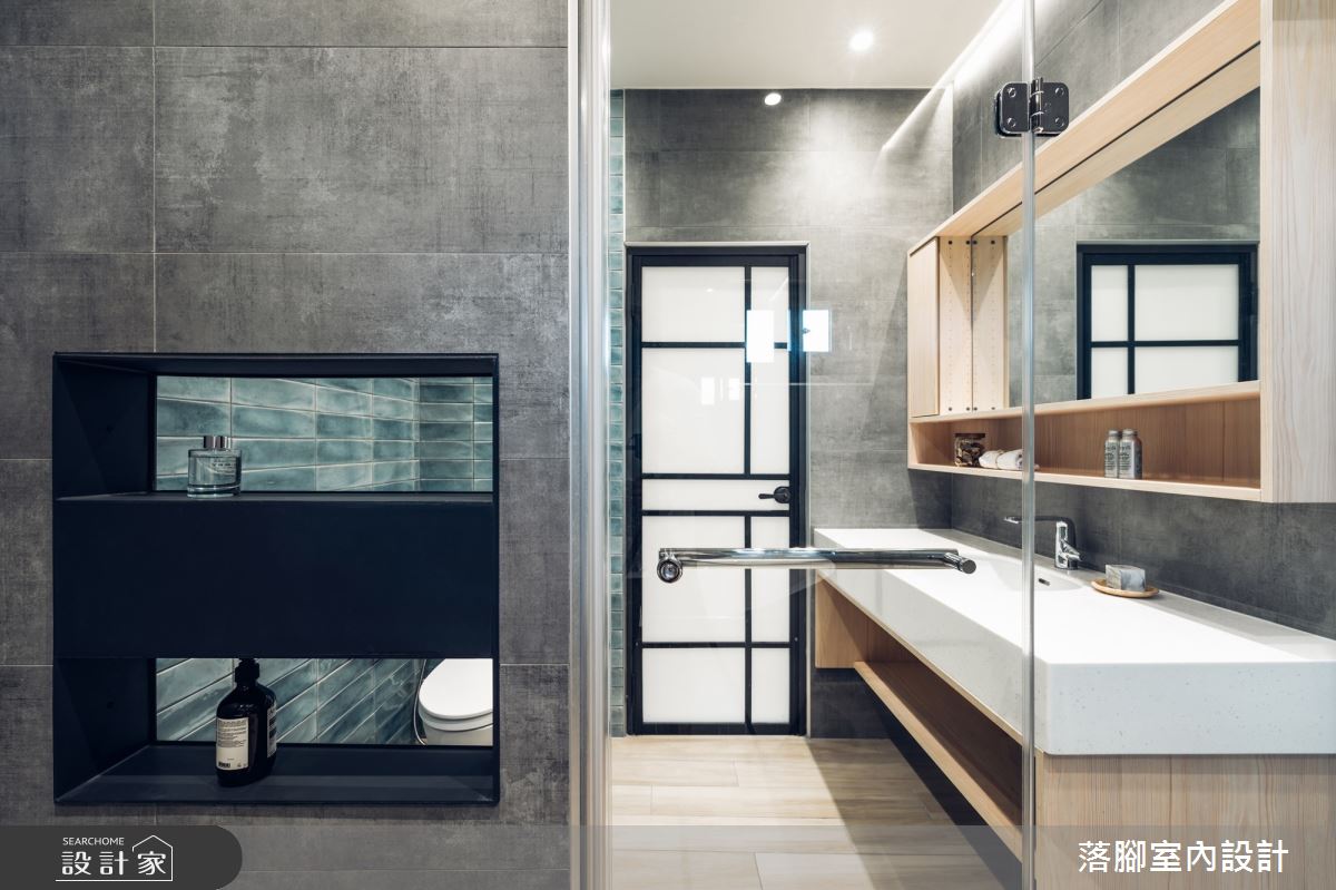 129坪老屋(16~30年)＿現代風浴室案例圖片＿落腳室內設計＿落腳_翱翔之47