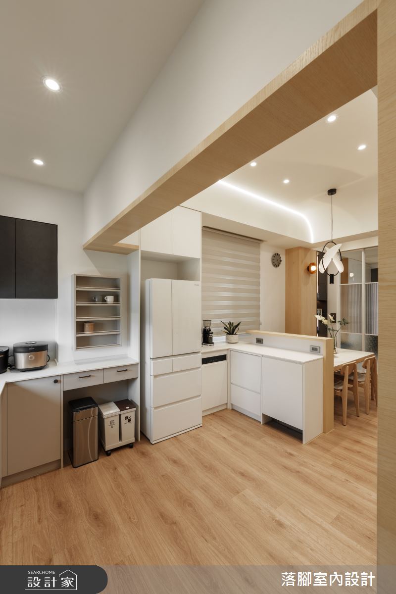 31坪新成屋(5年以下)＿現代風廚房案例圖片＿落腳室內設計＿落腳_甜心之25