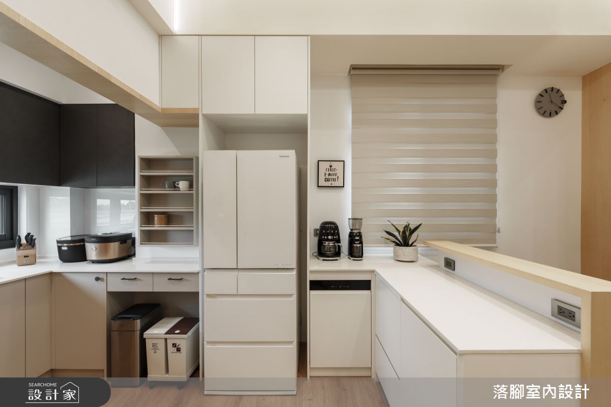 31坪新成屋(5年以下)＿現代風廚房案例圖片＿落腳室內設計＿落腳_甜心之24