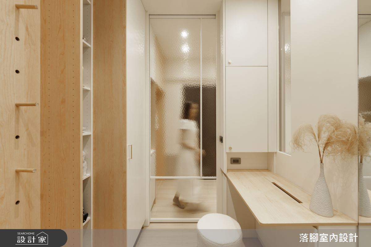31坪新成屋(5年以下)＿現代風更衣間案例圖片＿落腳室內設計＿落腳_甜心之49