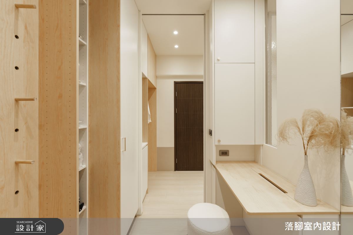 31坪新成屋(5年以下)＿現代風更衣間案例圖片＿落腳室內設計＿落腳_甜心之48