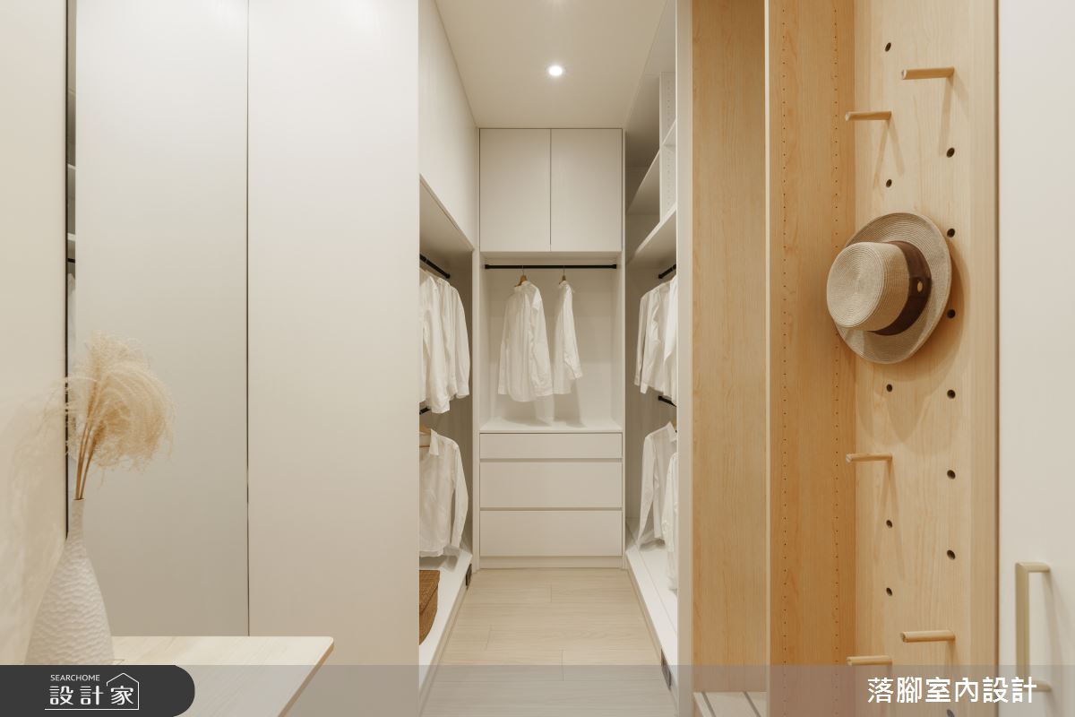31坪新成屋(5年以下)＿現代風更衣間案例圖片＿落腳室內設計＿落腳_甜心之50
