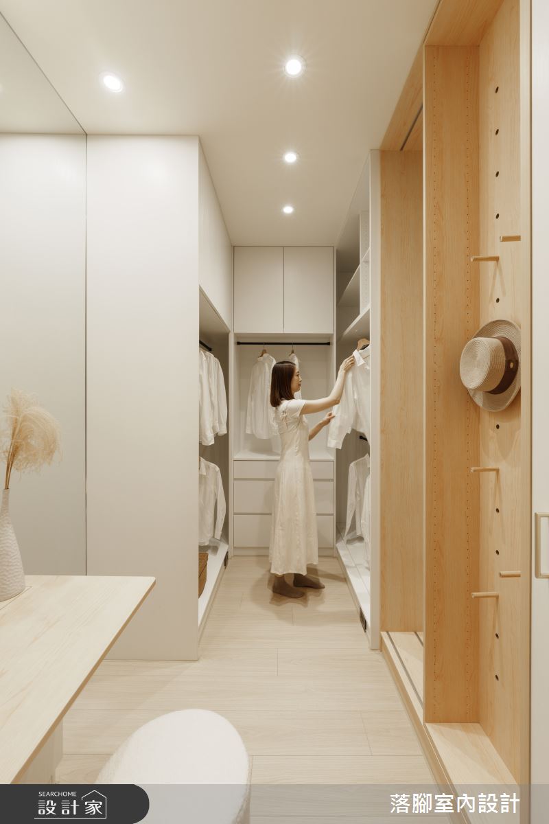 31坪新成屋(5年以下)＿現代風更衣間案例圖片＿落腳室內設計＿落腳_甜心之52
