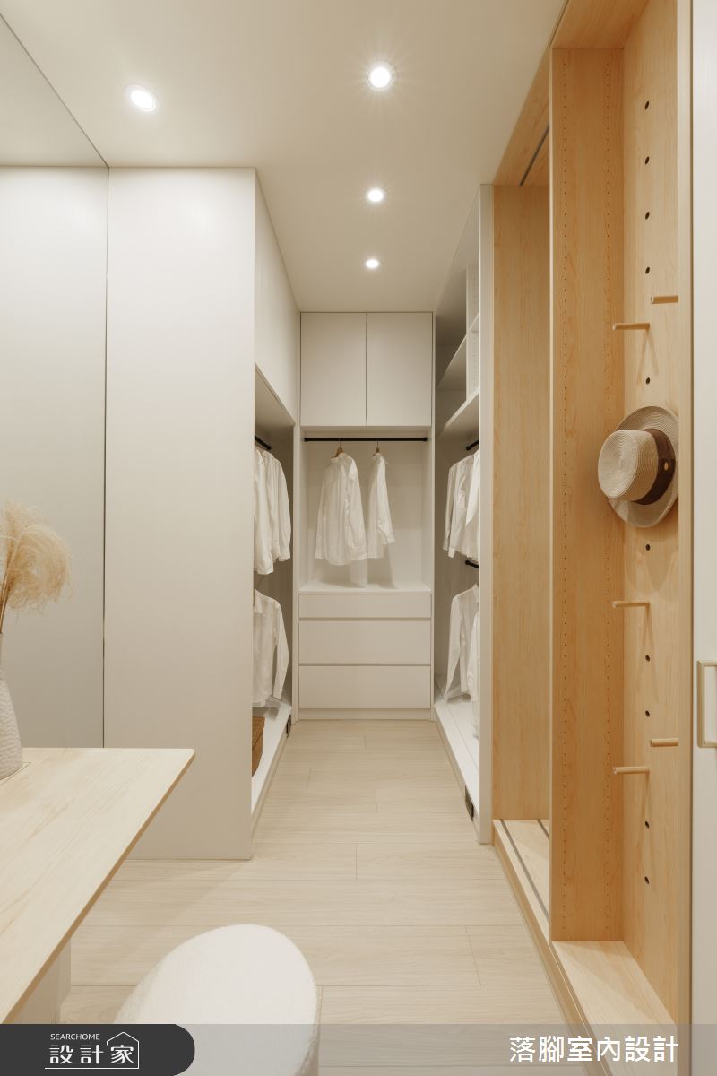 31坪新成屋(5年以下)＿現代風更衣間案例圖片＿落腳室內設計＿落腳_甜心之53