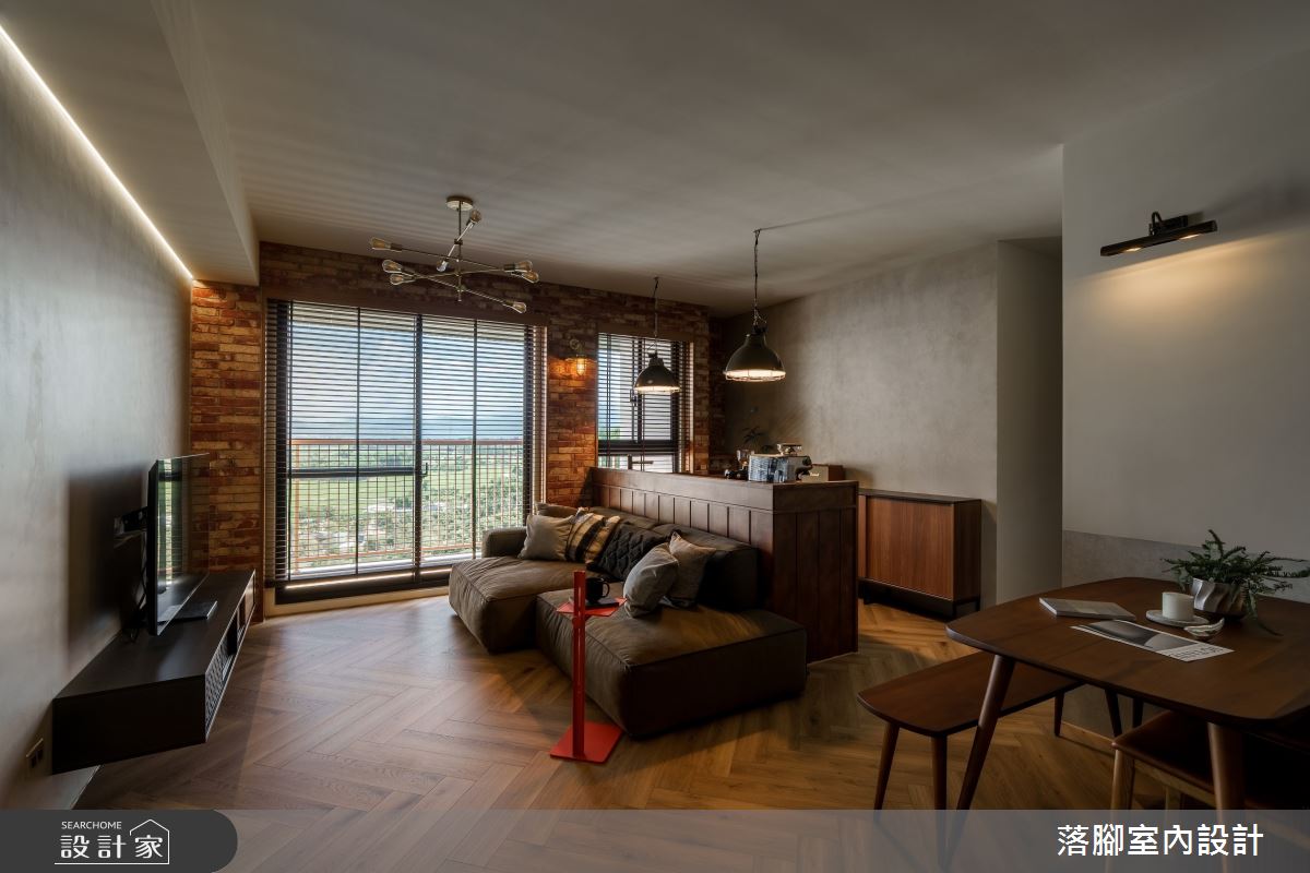 22坪新成屋(5年以下)＿英倫風客廳餐廳案例圖片＿落腳室內設計＿落腳_日常鏝映之237