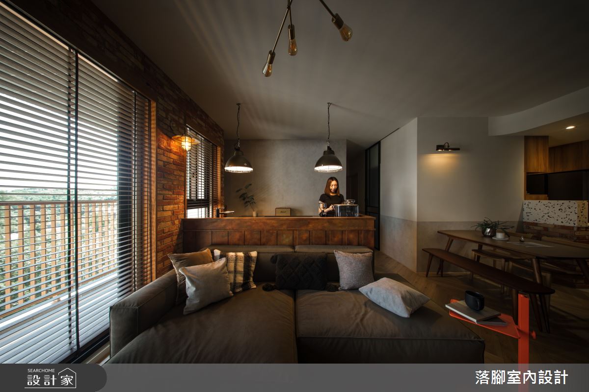 22坪新成屋(5年以下)＿英倫風客廳餐廳案例圖片＿落腳室內設計＿落腳_日常鏝映之7