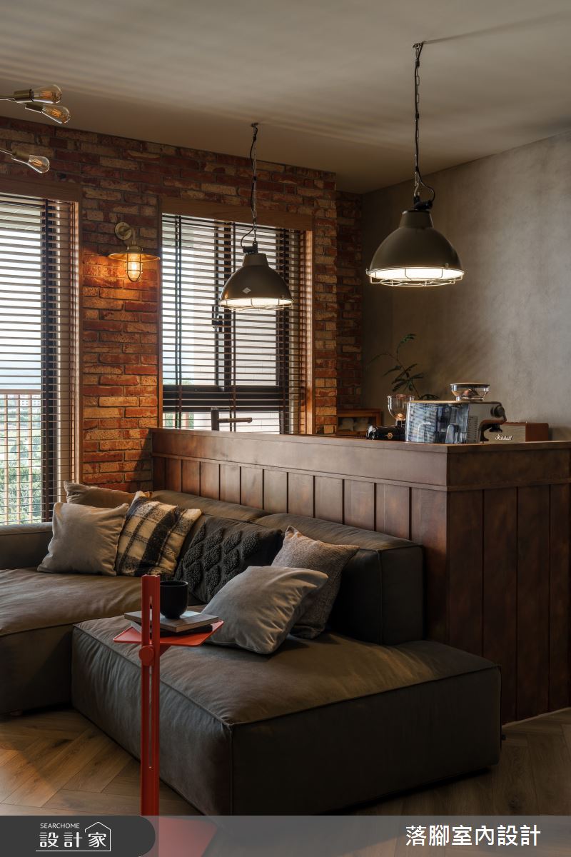 22坪新成屋(5年以下)＿英倫風客廳案例圖片＿落腳室內設計＿落腳_日常鏝映之11
