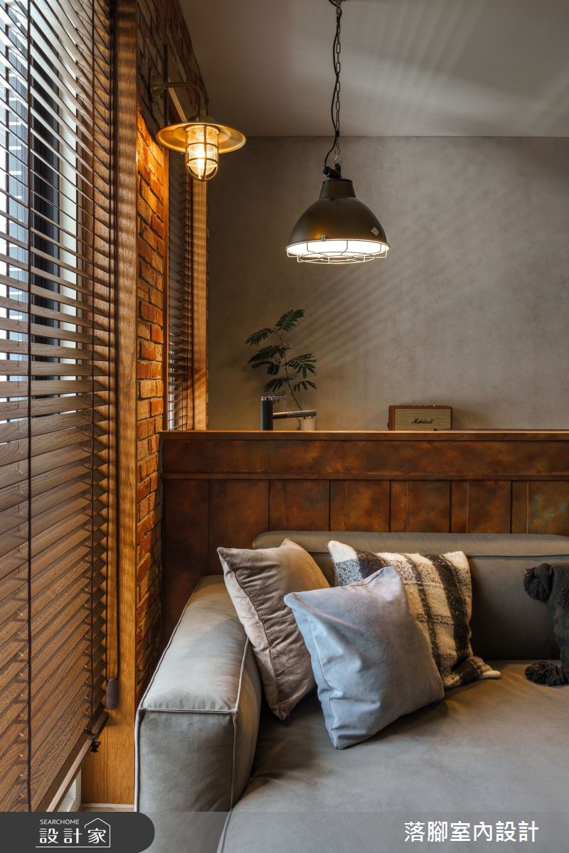 22坪新成屋(5年以下)＿英倫風客廳案例圖片＿落腳室內設計＿落腳_日常鏝映之8