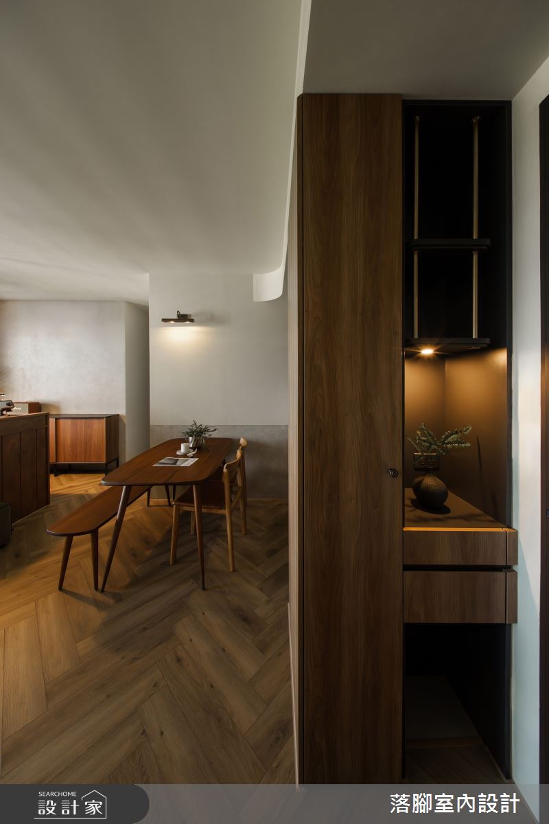 22坪新成屋(5年以下)＿英倫風玄關餐廳案例圖片＿落腳室內設計＿落腳_日常鏝映之2
