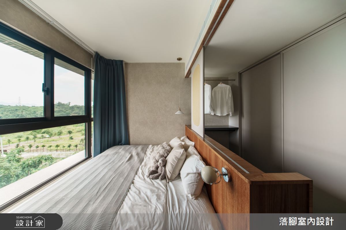 22坪新成屋(5年以下)＿英倫風臥室案例圖片＿落腳室內設計＿落腳_日常鏝映之17