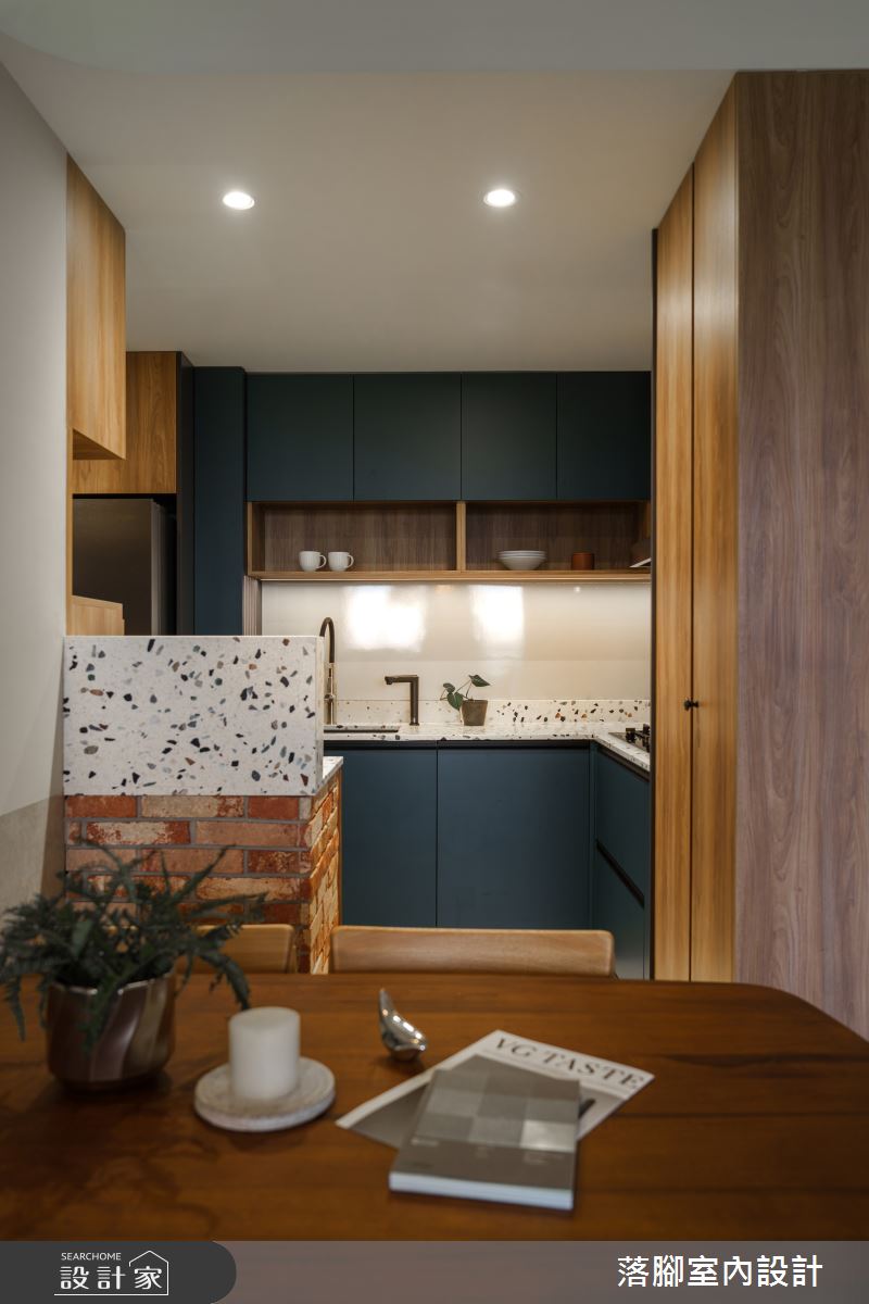 22坪新成屋(5年以下)＿英倫風餐廳廚房案例圖片＿落腳室內設計＿落腳_日常鏝映之9