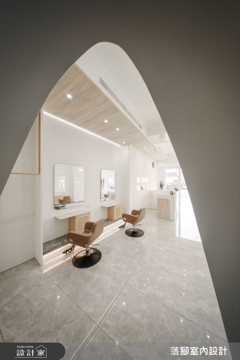 30坪新成屋(5年以下)＿現代風商業空間案例圖片＿落腳室內設計＿落腳_巧莉美髮之8