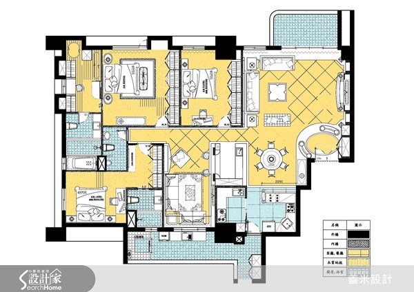 60坪新成屋(5年以下)＿新古典案例圖片＿善米設計有限公司＿善米_06之20