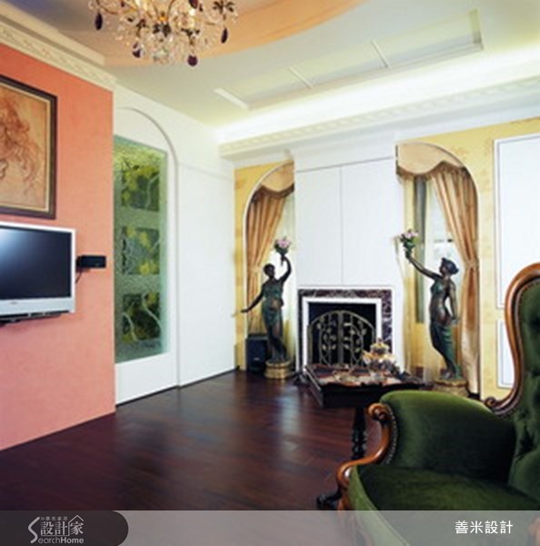 60坪新成屋(5年以下)＿新古典客廳案例圖片＿善米設計有限公司＿善米_02之11