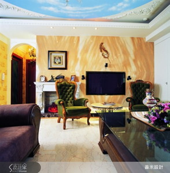 60坪新成屋(5年以下)＿新古典客廳案例圖片＿善米設計有限公司＿善米_02之5