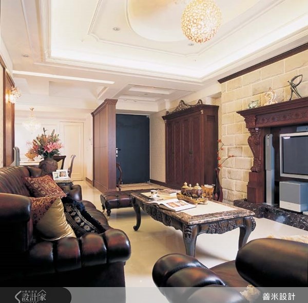 40坪新成屋(5年以下)＿新古典客廳案例圖片＿善米設計有限公司＿善米_01之5