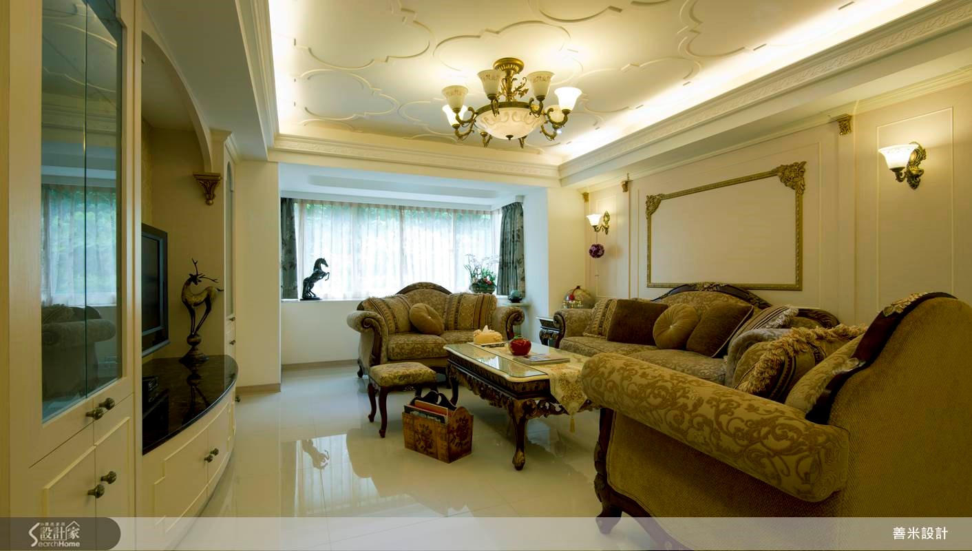 30坪老屋(16~30年)＿新古典客廳案例圖片＿善米設計有限公司＿善米_09之3