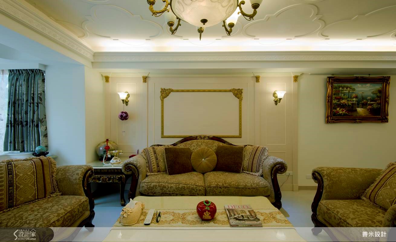 30坪老屋(16~30年)＿新古典客廳案例圖片＿善米設計有限公司＿善米_09之5