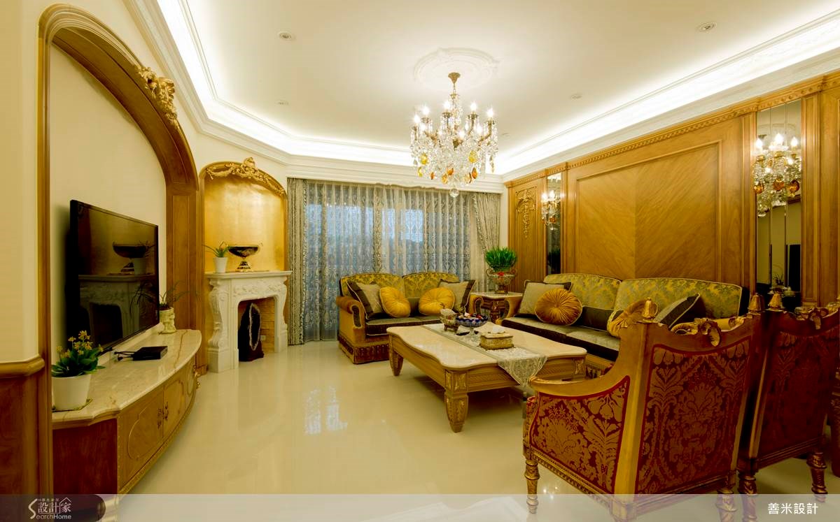 63坪新成屋(5年以下)＿新古典客廳案例圖片＿善米設計有限公司＿善米_10之2