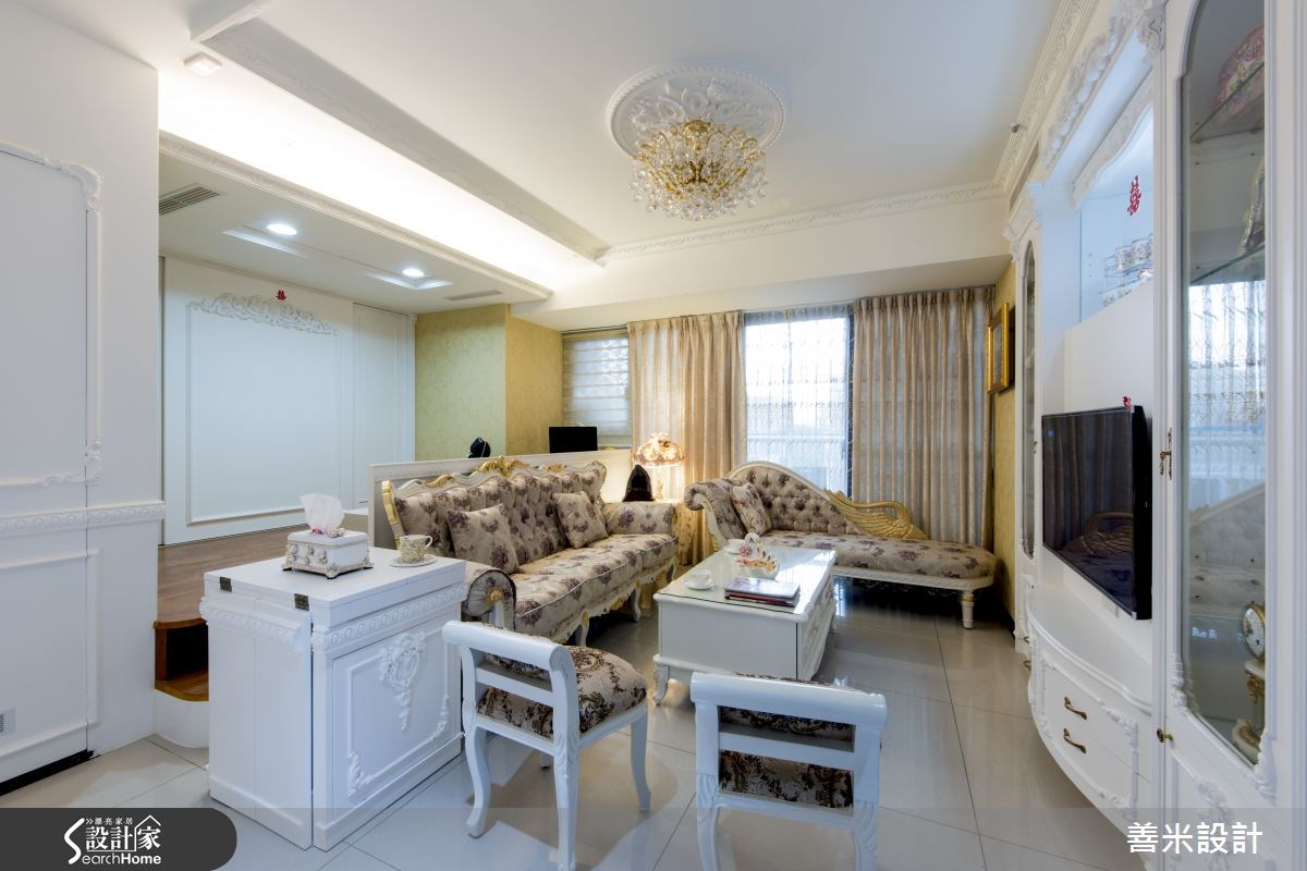14坪新成屋(5年以下)＿新古典客廳案例圖片＿善米設計有限公司＿善米_12之2